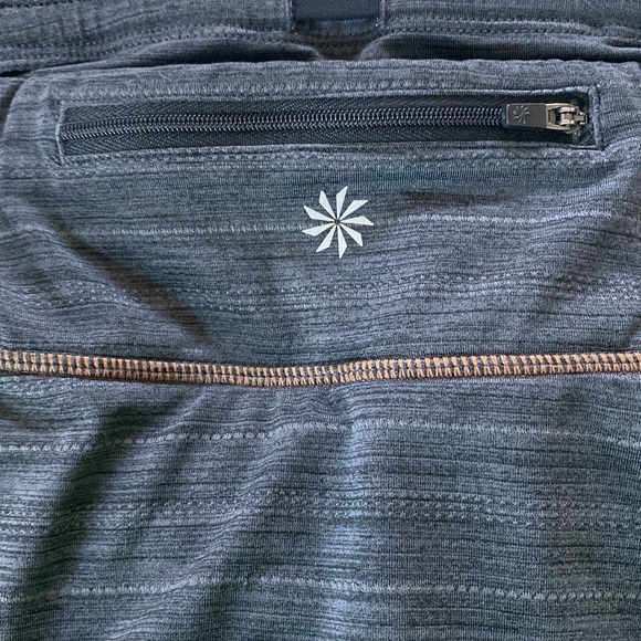 Athleta Swagger Skort Dark Grey Space Dye Ruffled Athletic Tennis Skort XS - Picture 12 of 12